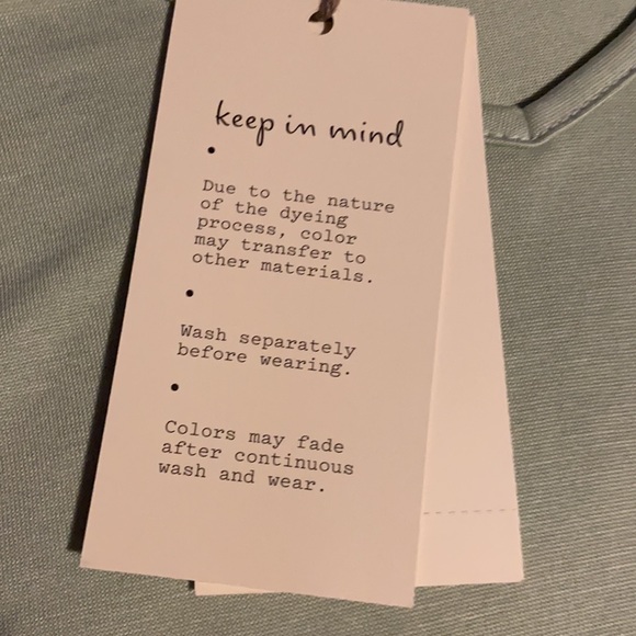 Teal V-Neck Top - Picture 3 of 4